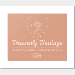 Heavenly Heritage Psalm 62 - Christian Quote Posters and Art